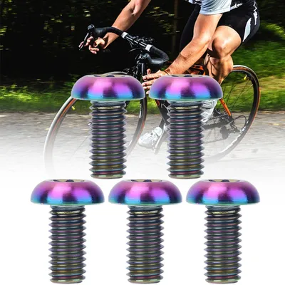 Imagen del producto de Tornillos para frenos de disco de bicicleta, tornillos para botellas de agua, tornillos para portabotellas, tornillos para portabotellas, tornillos para frenos de disco de bicicleta