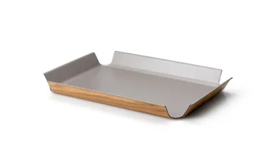 Produktbild von CONTINENTA Rutschfestes Tablett, taupe metallic 45x34x4 cm 2906 4017167290607