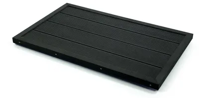 Bodenelement für Leitern & Solarduschen, 101x63x5,5 cm, dunkelgrau