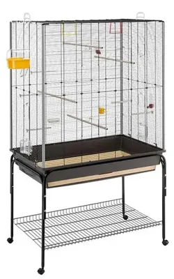 Produktbild von Ferplast Planeta Vogelkäfig Grau  Grau One Size