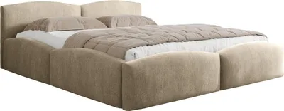 Produktbild von MIRJAN24 Polsterbett Mirala, Dopellbett mit Bettkasten, Leistenlattenrost aus Holz (Farbe: Lumo 30, Größe: 140x200 cm)