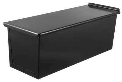 Produktbild von Kastenform mit Deckel Edelstahl Antihaftbeschichtung 33x12.3x11cm Schwarz