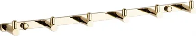 Produktbild von Mexen Handtuchhaken mit sechs Haltern, gold - 709166-50