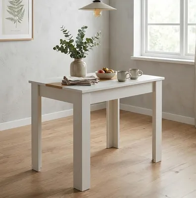 Produktbild von VCM VCM Esstisch, Holzwerkstoff Küchentisch H. 75 x B. 80 x T. 50 cm, kompakter Speisetisch für Küche & Essbereich, Tisch Disalo