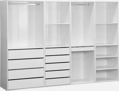 Produktbild von sweeek - Modulares Ankleide-Set mit 4 Elementen - Weiß