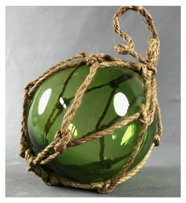 Produktbild von Fischerkugel grün, Durchmesser ca. 13 cm im Tauwerk-Netz