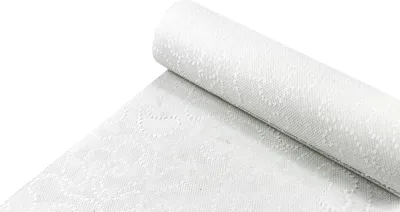 Produktbild von Tischläufer Spitze Sizolace Flock 30cm x 5m weiß