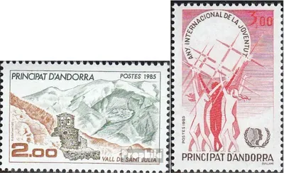 Produktbild von Briefmarken Andorra - Französische Post 1985 Mi 359,362 (kompl.Ausg.) postfrisch Tourismus