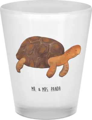 Produktbild von Mr. & Mrs. Panda Shot Glas Schildkröte Marschieren - Transparent - Geschenk, Pinnchen, Schildkröten, Stamper, Motivation, Lieblingsmensch, Likör, Inspiration, Urlaub