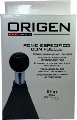 Zdjęcie produktu dla Gałka zmiany biegów Origen SEAT IBIZA 2002-2008