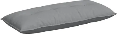 Zdjęcie produktu dla vidaXL Poduszka na plecy jasnoszara 120 x 19 x 50 cm tkanina