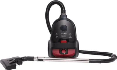 Image de Aspirateur sans sac 83db 800w gris/rouge - Tesla - BGL501EU -