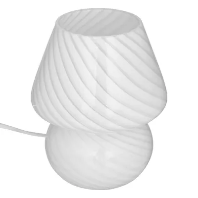 Produktbild von Tischlampe Pilz CARA, aus Glas, Ø 15 cm