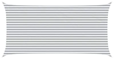 Produktbild von vidaXL Sonnensegel Hellgrau und Weiß 6 x 3 m 100 % Polyester Oxford