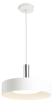 Produktbild von RED - DESIGN RENDL RENDL GIULIA 40 Pendelleuchte, weiß verchromt, 230 V, E27, 40 W, R13912