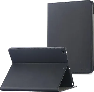 Productafbeelding van Accezz Classic Tablet Case voor de Apple iPad 9 (2021) 10.2 inch / iPad 8 (2020) 10.2 inch / iPad 7 (2019) 10.2 inch - Zwart