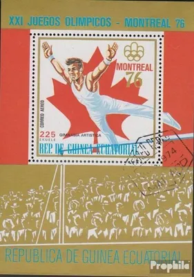 Produktbild von Briefmarken Äquatorialguinea 1976 Mi Block223 (kompl.Ausg.) gestempelt Olympische Sommerspiele 76