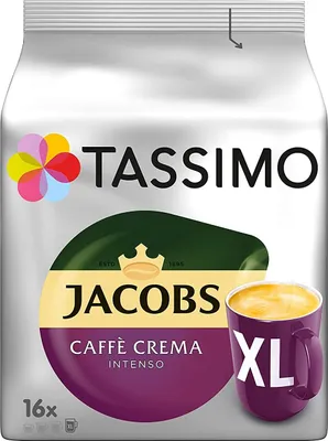 Obrázok produktu pre Tassimo Jacobs Coffee Cream Intense XL | 16 T diskov, kaffeekapseln