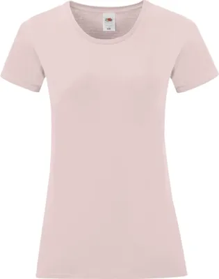 Produktbild von Fruit of the Loom - "Iconic" T-Shirt für Damen BC4799 (2XL) (Blassrosa)