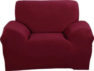 Obrázek produktu pro Pohovka Cover Stretch Fabric Sofa Cover Nábytek Protector 1/2/3/4 Seat Couch Cover (Red)
