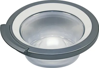 Produktbild von easyPART passend für 00704287 BOSCH Tür komplett Ring Bullauge weiß grau Glas Kunststoff Waschmaschine Frontlader Siemens passend Constructa Gaggenau Balay VarioPerfect was24 was28