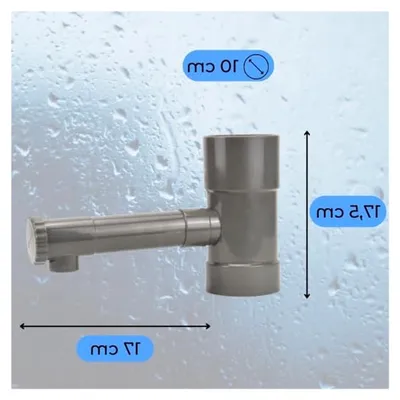 Produktbild von 2er Set Regendieb Wasserdieb Fallrohr Abzweig mit Hahn