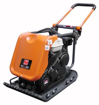 Produktbild von BELLE PCX 500H Rüttelplatte, Gummimatte 500x500mm Honda GX 160, 100 kg