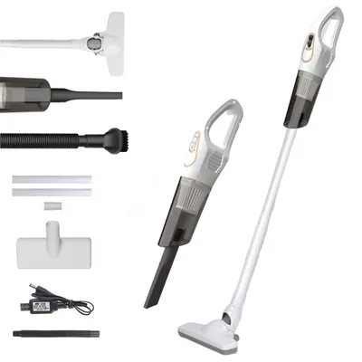Produktbild von Handstaubsauger, Kabellos, 10000Pa, 2000mAh, 4-in-1-Design, Staubsauger, Akku-Handstaubsauger,  Autostaubsauger, für Haus, Auto, Tastatur, Weiß