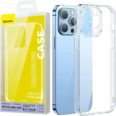 Zdjęcie produktu dla Baseus Superceramic Series Glass Case Etui Szklane Do Iphone 13 Pro Max 6.7 2021 + Zestaw Czyszczący