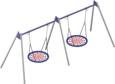 Image de Place de balançoire Balançoire en caoutchouc Balançoire double Balançoire pour enfants Siège de balançoire