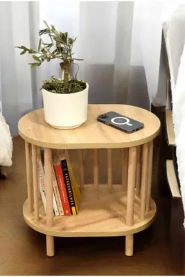 Obrázok produktu pre Skye Decor, kvalitná príkonová stolík (sada 3 kusov), farba: dub Sapphire, 100% melamín | 1001