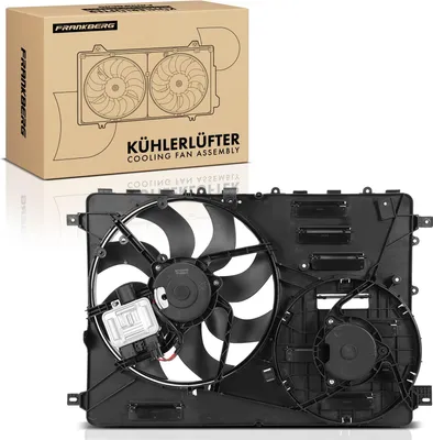 Obrázok produktu pre Frankberg 1x chladič motora s jedným ventilátorom a rámom ventilátora chladiča Land Rover Range Rover Evoque Discovery