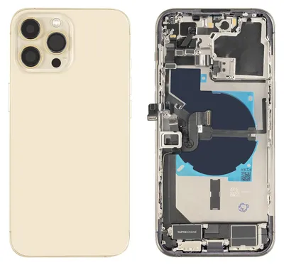 Produktbild von iPhone 14 Pro Max Gehäuse mit Backcover Gold