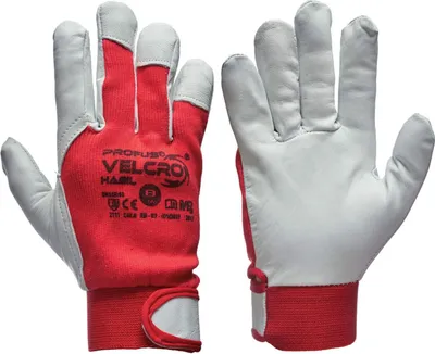 Produktbild von Mechanikerhandschuhe Leder-Arbeitshandschuhe Montagehandschuh 1 Paar(1-VELCRO) Gr. 10