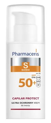 Obrázok produktu pre Kozmetický krém Pharmaceris S, SPF 50+, 50 ml, pre citlivú a aknóznu pokožku s povrchovými cievkami
