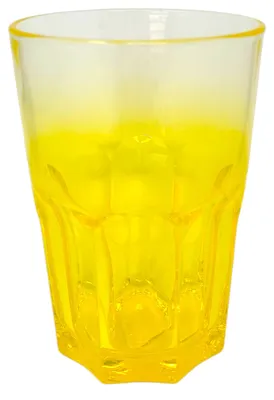 Produktbild von ARC Trinkglas Crazy Gelb 400 ml – Neon Design Glas, robust & modern