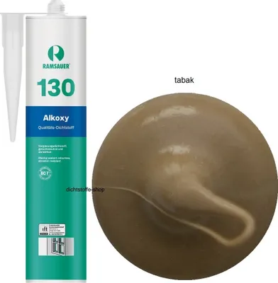 Produktbild von Ramsauer 130 Alkoxy 1K Silikon Dichtstoff 310ml Kartusche tabak
