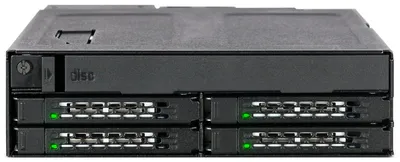 Immagine prodotto di Icy Dock ToughArmor MB604SPO-B - Contenitore per unità di archiviazione - 2,5" (6,4 cm)