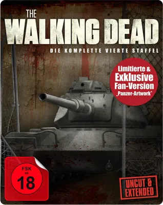 Produktbild von The Walking Dead - Die komplette vierte Staffel - UNCUT & EXTENDED  - Limited STEELBOOK  [5 BRs]