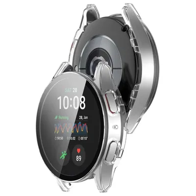 Produktbild von Etui ze szkłem do zegarka Bizon Case+Glass Watch do Galaxy Watch 7 44 mm, przezroczyste