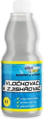 Zdjęcie produktu dla Chemia basenowa, środek do usuwania płatków i iskier, 1 litr, SILCO