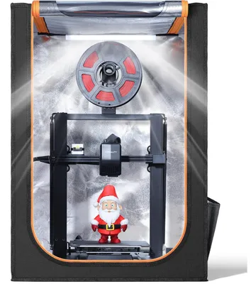 Produktbild von YOOPAI 3D Drucker Gehäuse Abdeckung mit LED Licht, Konstante Temperatur 3D Pinter Enclosure für Creality Ender 3 V3 SE/KE/Ender 3/Ender 3 V2/Anycubic Kobra/Elegoo, 550 * 650 * 780 mm – Medium mit LED