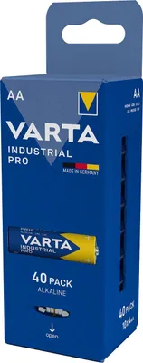 Produktbild von VARTA Batterien AA, 40 Stück, Industrial Pro, Alkaline Batterie, 1,5V, Vorratspa