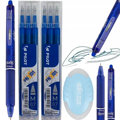 Produktbild von PILOT Frixion Set Radierbare Kugelschreiber 6x Blau