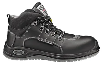 Immagine prodotto di Scarpa antinfortunistica Sir Safety Platinum S3 in pelle nabuk con puntale in materiale composito e protezione antiperforazione, 47, nero