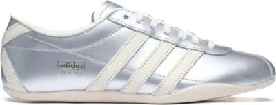 Produktbild von Adidas Damen Tokyo Halbschuhe JQ0593 aus Naturleder in Silber, ganzjährig