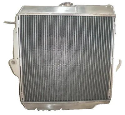 Image de Radiateur, en aluminium, pour Toyota Land Cruiser série 70, modèles FJ73/FJ75, essence, de 1985 à 1993. Amélioration de la dissipation thermique, construction robuste, design léger
