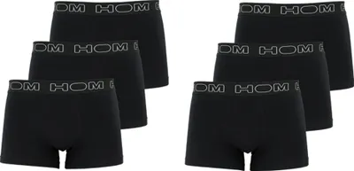 Produktbild von HOM 6er Pack Boxer Shorts Farbe V001 Schwarz Größe S