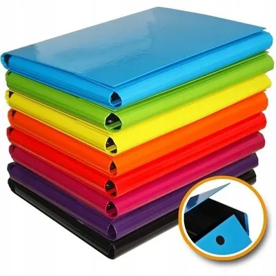 Zdjęcie produktu dla Organizer do segregatorów, kolor różowy, z zapięciem na rzep, szerokość 3,5 cm