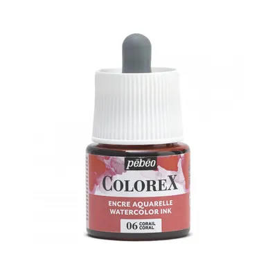 Zdjęcie produktu dla Pebeo Colorex Aquarelltinte, 45 ml, Koralle